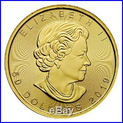 2019 Canada 1 oz Gold Maple Leaf $50 Coin GEM BU SKU55546