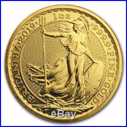 2019 Great Britain 1 oz Gold Britannia Coin BU SKU #179986