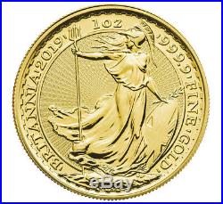 2019 Great Britain 1 oz Gold Britannia Oriental Border £100 Coin GEM BU SKU57002