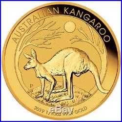 2019-P Australia 1/10 oz. Gold Kangaroo $15 Coin GEM BU SKU55529