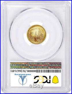 2019-W $5 Gold Coin Apollo 11 50th Anniversary PCGS First Strike MS70