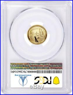 2019-W $5 Gold Coin Apollo 11 50th Anniversary PCGS First Strike PR70