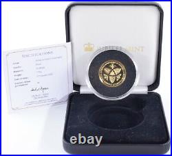 2020 The Brexit Quarter Ounce Solid Gold Proof 9 Carat Commemorative Proof Coin