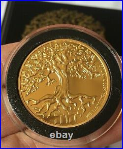 2021 TREE OF LIFE CHRISTIAN 1 OZ. 999 FINE SOLID GOLD COIN ONLY 250 Mintage