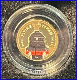 2024? Solid 22ct One Eighth Gold Sovereign Charles III 1/8 Proof Coin 1-g? CoA