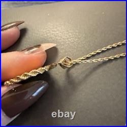 2025 1/10 oz American Gold Eagle BU Uncirculated Coin Solid 14K Gold Necklace