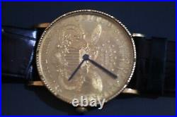 $20 Dollar 1899 Coin LIBERTY Watch 18/22K Solid Gold / FULL SET
