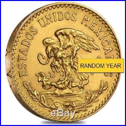 20 Pesos Mexican Gold Coin AU/BU (Random Year)