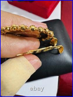 21K 875 Real Fine Solid Gold 2 Set Pendant 22K Mariner and 21K Coin Pendant 8.7g 21K 875 Real Fine Solid Gold 2 Set Pendant 22K Mariner and 21K Coin Pendant 8.7g