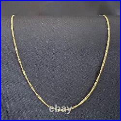 22K Gold Necklace Curb Chain Handmade in Thailand Solid Gold Buyback Guarantee