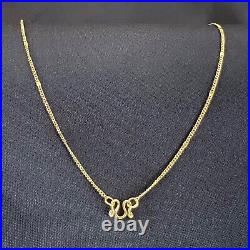 22K Gold Necklace Curb Chain Handmade in Thailand Solid Gold Buyback Guarantee