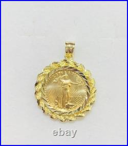 22K Solid Yellow Gold 14K Pendant 1997UsedUnited States OF America6.75GM 22K Solid Yellow Gold 14K Pendant 1997UsedUnited States OF America6.75GM