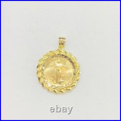 22K Solid Yellow Gold 14K Pendant 1997UsedUnited States OF America6.75GM 22K Solid Yellow Gold 14K Pendant 1997UsedUnited States OF America6.75GM