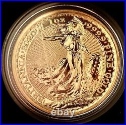 24ct GOLD BRITANNIA COIN. 1OZ SOLID PURE GOLD INVESTMENT