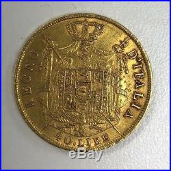 40 Francs Napoleon Gold Coin (Varied Year)