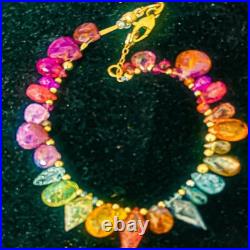 $5000 Natural Umba Sapphire, Alexandrite + Fancy Diamond Bracelet 14k Solid Gold $5000 Natural Umba Sapphire, Alexandrite + Fancy Diamond Bracelet 14k Solid Gold