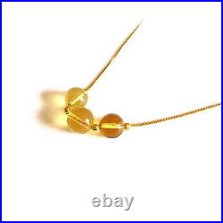 50%OFF / Golden Harmony Necklace, 18K Solid Yellow Gold Promotes Balance