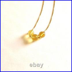 50%OFF / Golden Harmony Necklace, 18K Solid Yellow Gold Promotes Balance