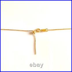 50%OFF / Golden Harmony Necklace, 18K Solid Yellow Gold Promotes Balance