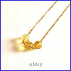 50%OFF / Golden Harmony Necklace, 18K Solid Yellow Gold Promotes Balance