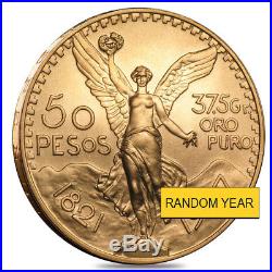 50 Peso Mexican Gold Coin (Random Year)