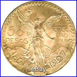 50 Peso Mexican Gold Coin (Varied Year, Condition)
