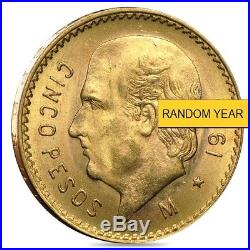 5 Pesos Mexican Gold Coin (Random Year)