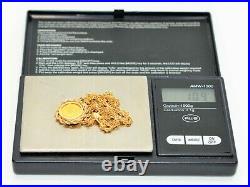 5 Yuan Panda Coin Necklace 14K Solid Gold Pendant Panda Necklace Panda Coin