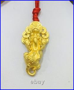 999% 24K Yellow Gold Pendant 3D Coin Link Lucky Pixiu 12.40GM (3200$) 999% 24K Yellow Gold Pendant 3D Coin Link Lucky Pixiu 12.40GM (3200$)