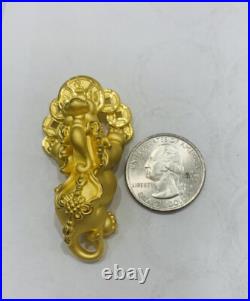 999% 24K Yellow Gold Pendant 3D Coin Link Lucky Pixiu 12.40GM (3200$) 999% 24K Yellow Gold Pendant 3D Coin Link Lucky Pixiu 12.40GM (3200$)