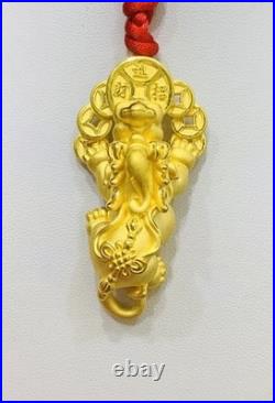 999% 24K Yellow Gold Pendant 3D Coin Link Lucky Pixiu 12.40GM (3200$) 999% 24K Yellow Gold Pendant 3D Coin Link Lucky Pixiu 12.40GM (3200$)