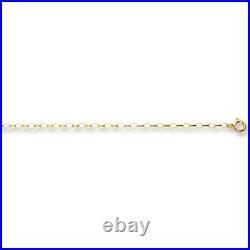 9ct Gold Fancy Square Full Coin Mount Necklace