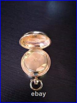 9ct gold sovereign gold coin holder/case victorian rare bubble back