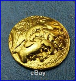 ALEXANDER III the GREAT 307BC Tyre Ancient Gold Greek Coin