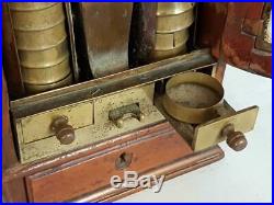 ANTIQUE GOLD SOVEREIGN COIN OPERATED CHANGE MACHINE by Cox London 1907
