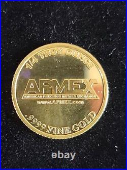 APMEX 1/4 Oz Solid Gold Bullion Coin! Not Scrap