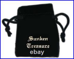 ATOCHA Coin Pendant 14k Gold Dia Bale 8 Reale Silver Treasure Shipwreck Jewelry