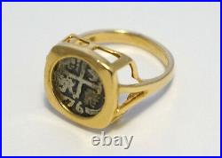 ATOCHA Coin Ring 14k Gold Ring Sunken Treasure Shipwreck Coin Jewelry