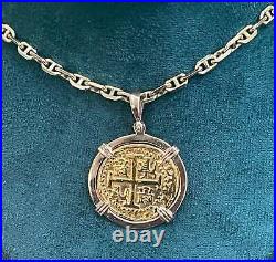 ATOCHA SHIPWRECK GOLD COIN PENDANT HANDMADE WITH 14k SOLID GOLD ATOCHA SHIPWRECK GOLD COIN PENDANT HANDMADE WITH 14k SOLID GOLD