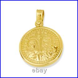 Aion Pendant Byzantine Coin Jewellery Gold 375 9K Constantin and Helena