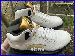 Air Jordan 5 Retro GS'Olympic' Metallic Gold 440888-133 SZ 7 NEW 100% AUTHENTIC