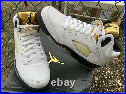 Air Jordan 5 Retro GS'Olympic' Metallic Gold 440888-133 SZ 7 NEW 100% AUTHENTIC