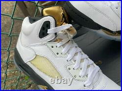 Air Jordan 5 Retro GS'Olympic' Metallic Gold 440888-133 SZ 7 NEW 100% AUTHENTIC