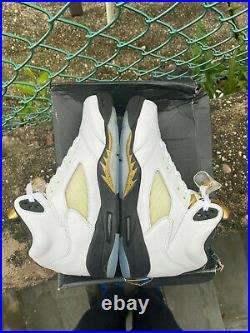 Air Jordan 5 Retro GS'Olympic' Metallic Gold 440888-133 SZ 7 NEW 100% AUTHENTIC