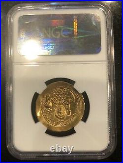 Ancient Constantine IX AV Gold Histamenon Nomisma Jesus Christ Coin (1042-55AD)