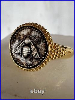 Ancient Greek Sacred Bee Goddess Artemis Medallion Coin Solid Gold 9 Karat