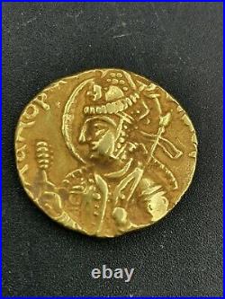 Ancient kushan rare gold coin 4 gram