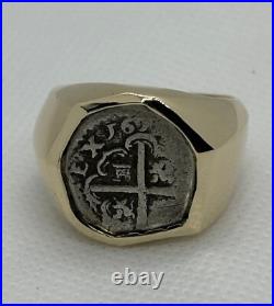 Atocha Coin Era 1598-1665 Genuine NGC 10K Solid Gold Custom Made Ring 15 GRAMS Atocha Coin Era 1598-1665 Genuine NGC 10K Solid Gold Custom Made Ring 15 GRAMS