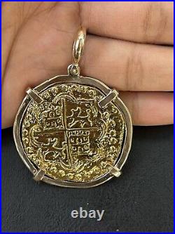 Atocha Gold Heavy Coin Pendant Made With 14k Solid Gold