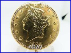 Audemars Piguet Vintage $20 Double Eagle 22K & 18K Gold Coin Pocket Watch corum
